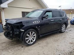 Salvage cars for sale from Copart Northfield, OH: 2014 Infiniti QX80