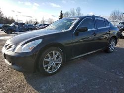 Salvage cars for sale from Copart Bowmanville, ON: 2009 Infiniti G37