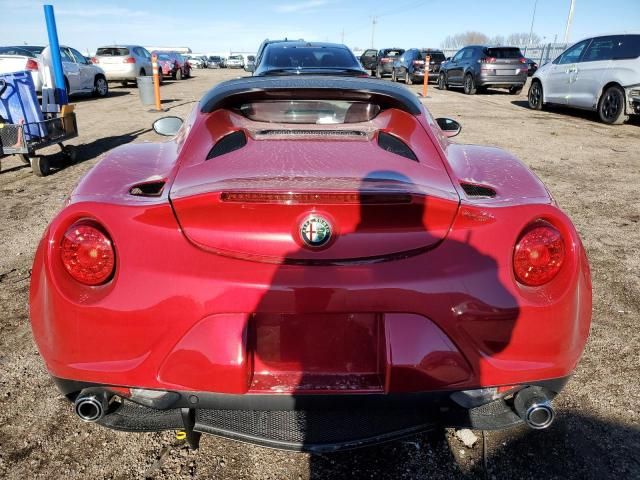 2016 Alfa Romeo 4C Spider