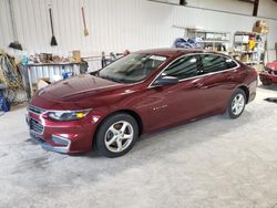 Chevrolet salvage cars for sale: 2016 Chevrolet Malibu LS