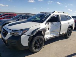 Vehiculos salvage en venta de Copart Grand Prairie, TX: 2022 Subaru Outback Wilderness