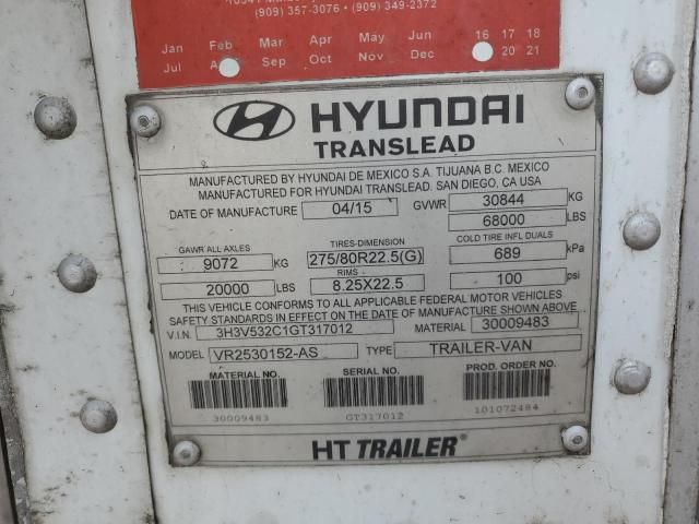 2016 Hyundai Reefer