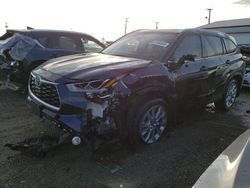 Salvage cars for sale from Copart Chicago Heights, IL: 2021 Toyota Highlander Limited