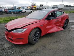 Tesla Model S salvage cars for sale: 2021 Tesla Model S