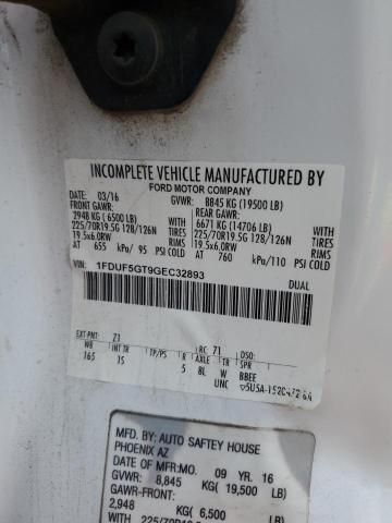 2016 Ford F550 Super Duty