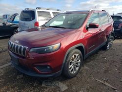 Jeep Grand Cherokee salvage cars for sale: 2019 Jeep Cherokee Latitude