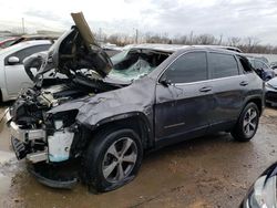 Vehiculos salvage en venta de Copart Louisville, KY: 2019 Jeep Cherokee Limited