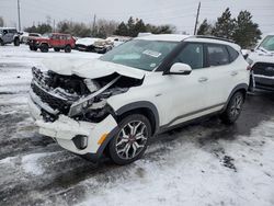 KIA Seltos salvage cars for sale: 2021 KIA Seltos SX