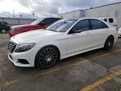 Mercedes-Benz salvage cars for sale: 2015 Mercedes-Benz S 550