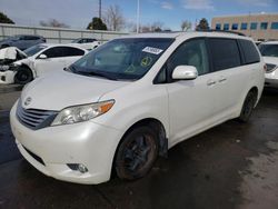 Salvage cars for sale from Copart Littleton, CO: 2013 Toyota Sienna XLE