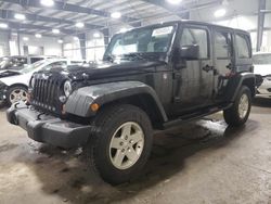 Jeep Wrangler salvage cars for sale: 2012 Jeep Wrangler Unlimited Sport