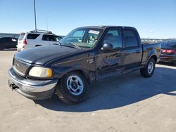 Ford salvage cars for sale: 2001 Ford F150 Supercrew