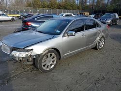 Lincoln salvage cars for sale: 2008 Lincoln MKZ