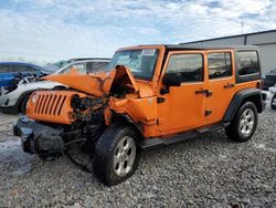 Jeep salvage cars for sale: 2013 Jeep Wrangler Unlimited Sport