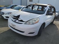 Salvage cars for sale from Copart Vallejo, CA: 2006 Toyota Sienna CE