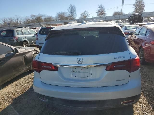 2016 Acura MDX Technology