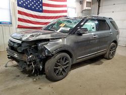 Salvage cars for sale from Copart Lyman, ME: 2015 Ford Explorer XLT