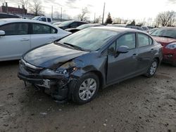 Honda Civic salvage cars for sale: 2012 Honda Civic LX