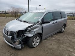 Salvage cars for sale from Copart Hartford City, IN: 2017 Toyota Sienna