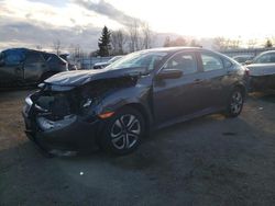 Salvage cars for sale from Copart Bowmanville, ON: 2016 Honda Civic LX