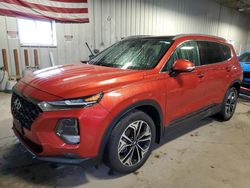 Vehiculos salvage en venta de Copart Franklin, WI: 2020 Hyundai Santa FE Limited