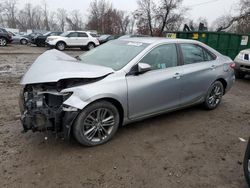 Toyota Camry le salvage cars for sale: 2017 Toyota Camry LE