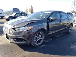 Salvage cars for sale from Copart Vallejo, CA: 2017 Ford Fusion SE Hybrid