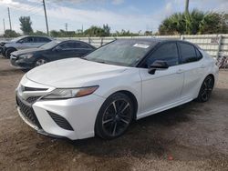 Toyota Camry salvage cars for sale: 2019 Toyota Camry XSE