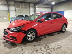 Vehiculos salvage en venta de Copart Chalfont, PA: 2017 Chevrolet Cruze LT