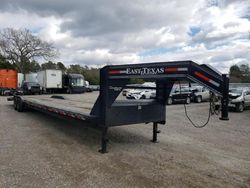 East Manufacturing salvage cars for sale: 2023 East Manufacturing Texas Trailer Gooseneck 102X40