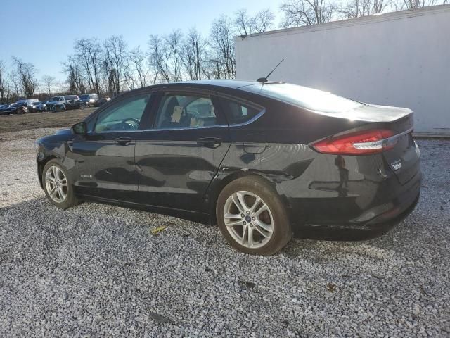 2018 Ford Fusion SE Hybrid