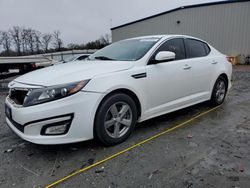 KIA salvage cars for sale: 2015 KIA Optima LX