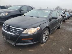 Salvage cars for sale from Copart Hillsborough, NJ: 2012 Volkswagen CC Sport