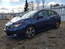 Salvage cars for sale from Copart Bowmanville, ON: 2021 Nissan Leaf SV