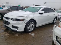 Chevrolet Malibu LT salvage cars for sale: 2017 Chevrolet Malibu LT