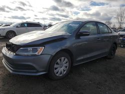 Salvage cars for sale from Copart London, ON: 2016 Volkswagen Jetta S