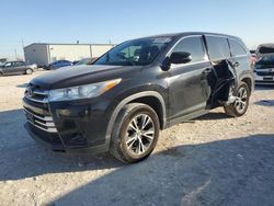 Toyota Highlander salvage cars for sale: 2019 Toyota Highlander LE