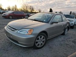 Salvage cars for sale from Copart Portland, OR: 2003 Honda Civic EX