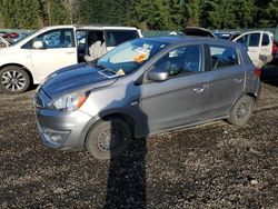 Mitsubishi salvage cars for sale: 2017 Mitsubishi Mirage ES