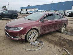 Chrysler 200 salvage cars for sale: 2015 Chrysler 200 Limited