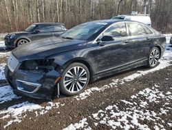 Lincoln salvage cars for sale: 2017 Lincoln MKZ Hybrid Reserve