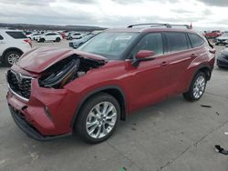 Toyota Highlander salvage cars for sale: 2022 Toyota Highlander Limited