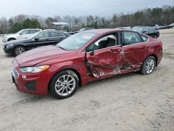 Ford Fusion salvage cars for sale: 2019 Ford Fusion SE