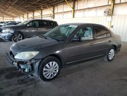 Honda Civic Vehiculos salvage en venta: 2004 Honda Civic LX