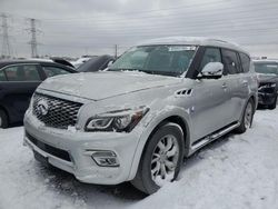 Infiniti salvage cars for sale: 2015 Infiniti QX80