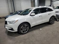 Acura salvage cars for sale: 2017 Acura MDX Advance