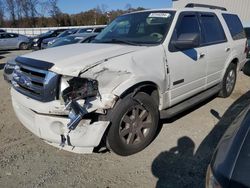 Ford Expedition salvage cars for sale: 2008 Ford Expedition XLT