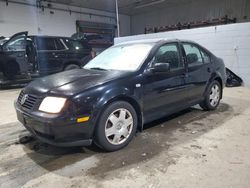 Volkswagen salvage cars for sale: 2001 Volkswagen Jetta GLX