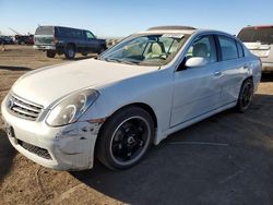 Infiniti g35 salvage cars for sale: 2005 Infiniti G35