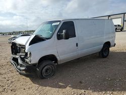 Salvage cars for sale from Copart San Antonio, TX: 2012 Ford Econoline E250 Van